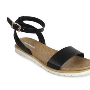 New Womens UNIONBAY® Tiki Strappy black Sandals